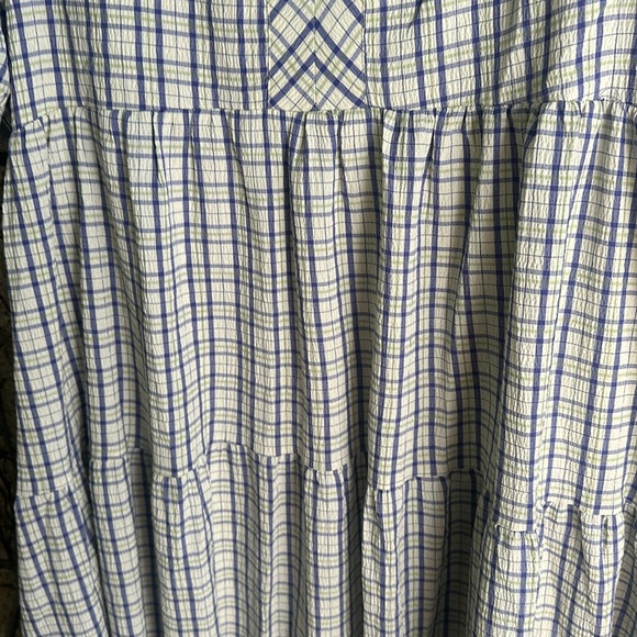 English Factory Gingham Tiered Dress - Picture 8 of 10